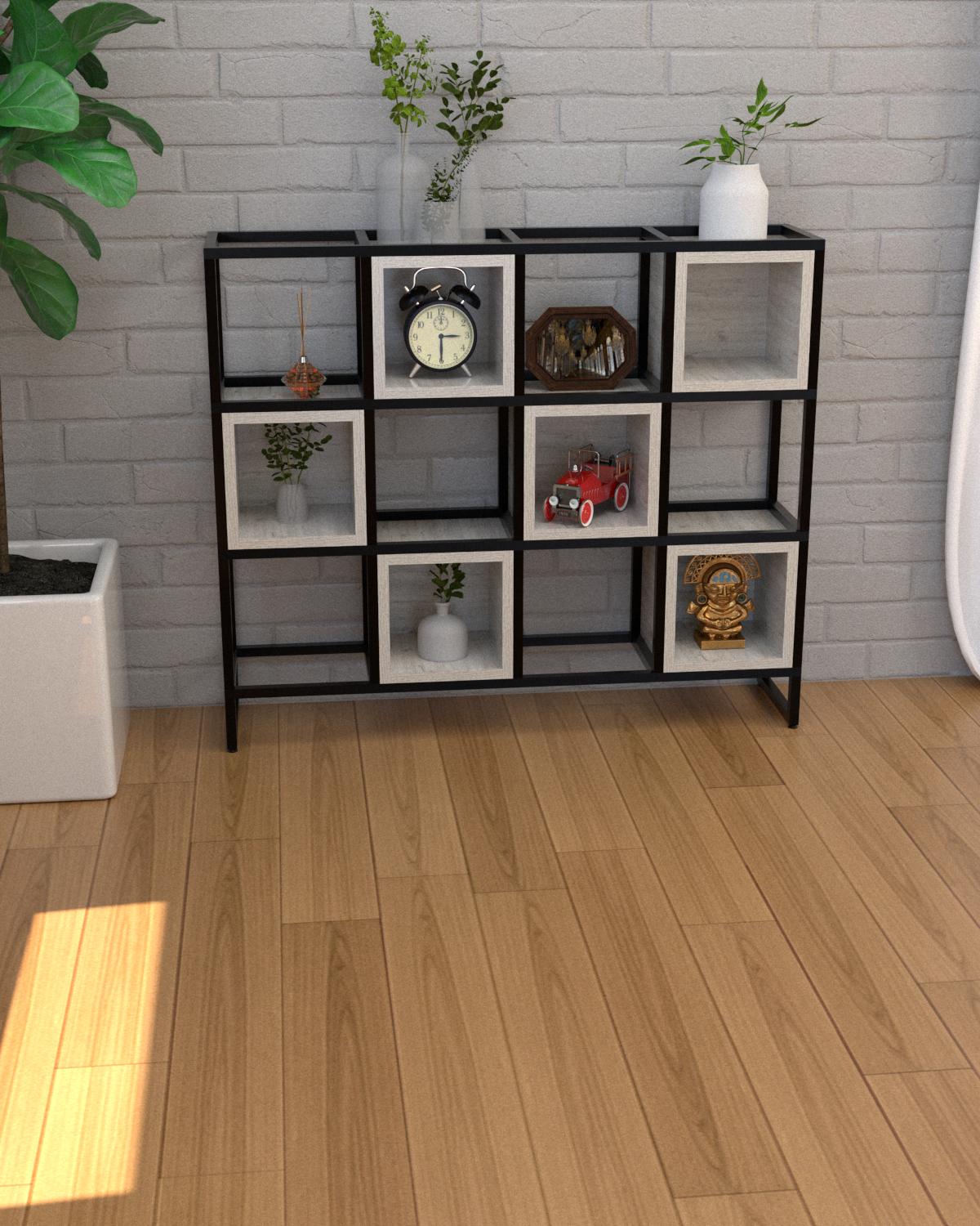 Стелаж підлоговий EcoLoft Куберо DSP-1320-2 в стилі лофт (31216501)