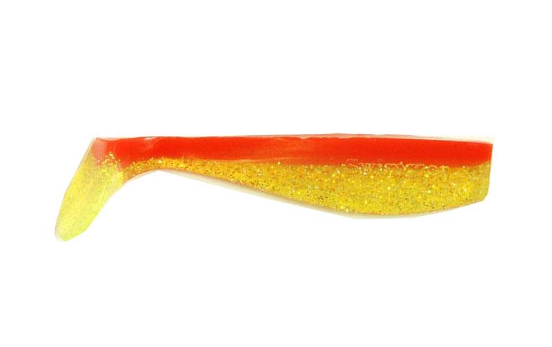 Силиконовый виброхвост Fox Swimmer №071 8 см Red/Yellow/Gold (11684931)