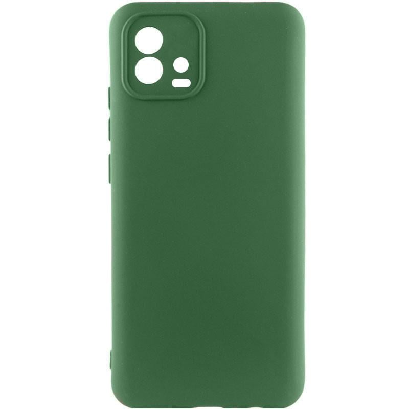 Протиударний чохол Silicone Cover Lakshmi Full Camera (AA) для Motorola Moto G72 зелений