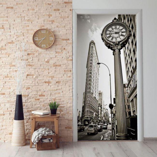 Наклейка интерьерная на двери Sticker Wall SW-00000944 Город 104х210 см