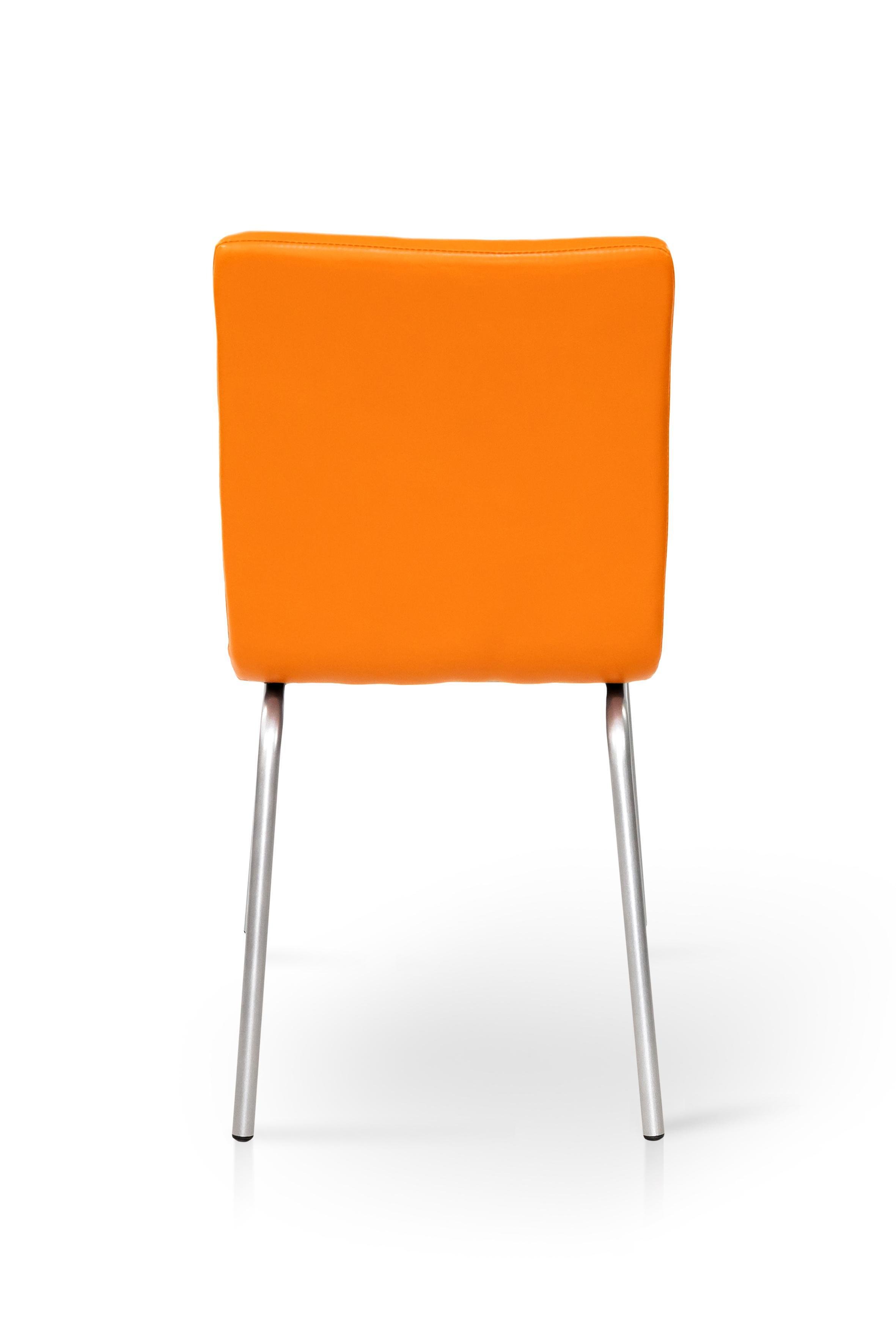 Стілець для кухні та вітальні 490 520х870х430 мм Помаранчевий (GAА0017270) - фото 2 Стілець для кухні та вітальні 490 520х870х430 мм Помаранчевий (GAА0017270) - фото 2