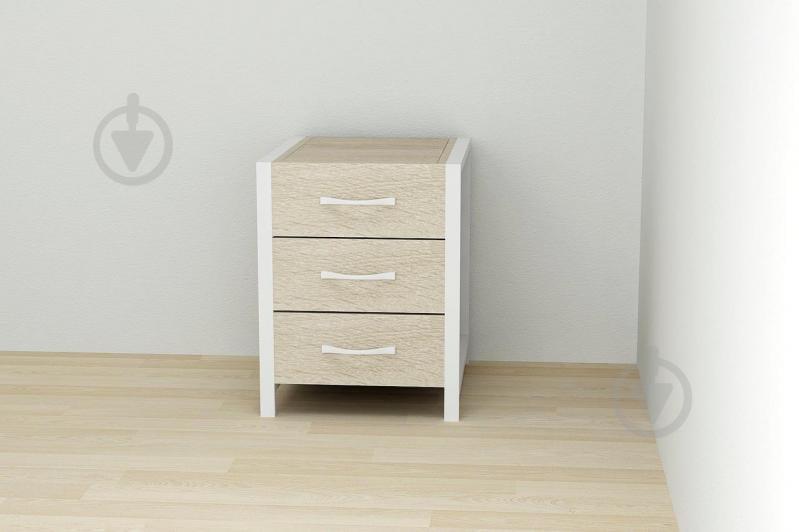 Тумба Ferrum-decor Вивьен 3 50x41x40 см Дуб Сонома (XK00154)