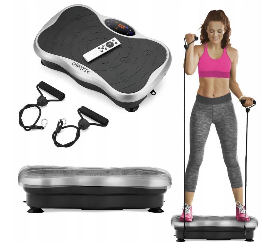Виброплатформа-массажер тренировочная Gymtek с пультом дистанционного управления Silver (29070495) - фото 2 Виброплатформа-массажер тренировочная Gymtek с пультом дистанционного управления Silver (29070495) - фото 2