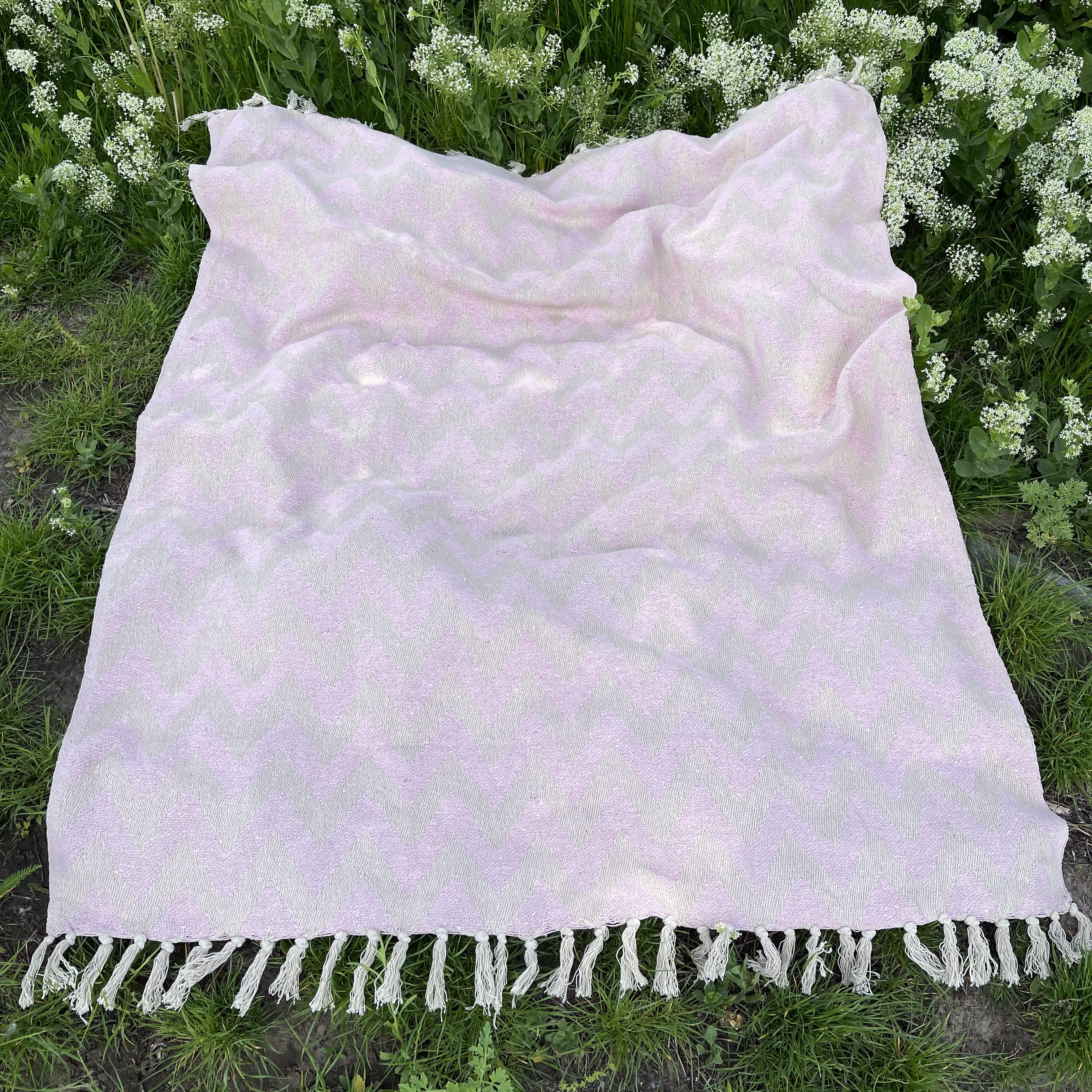 Эко плед Silk Route хлопковый Розовый (737) Эко плед Silk Route хлопковый Розовый (737)