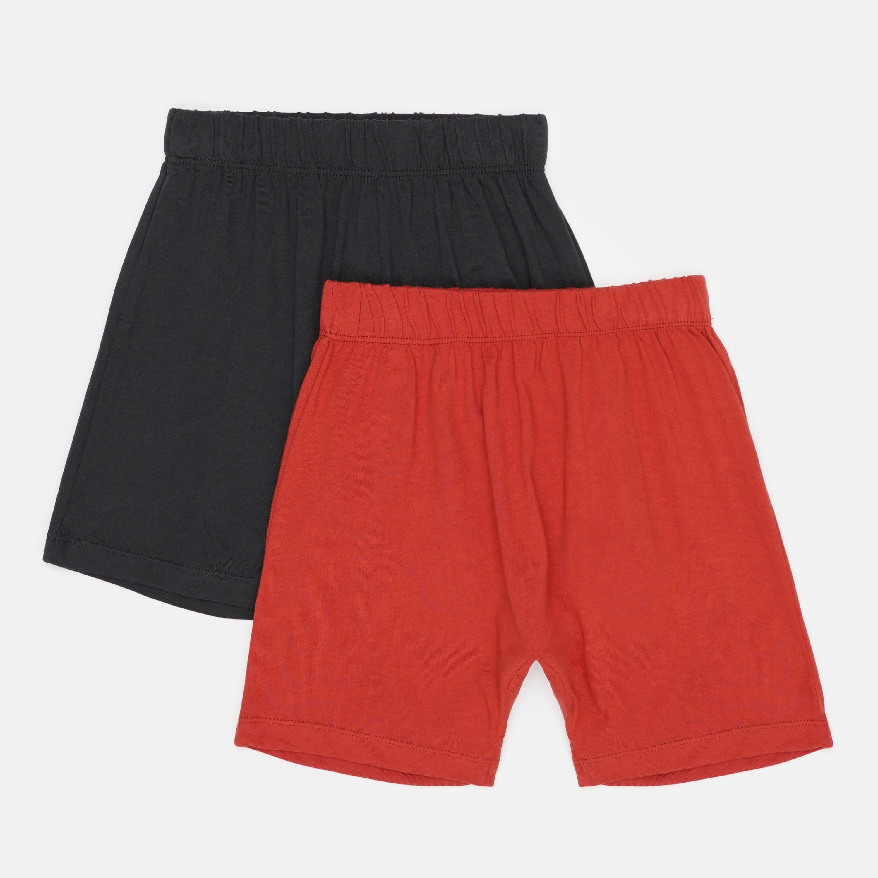 Піжама H&M шорти 2 шт. 104 см Сірий/Теракотовий (A25095954401)