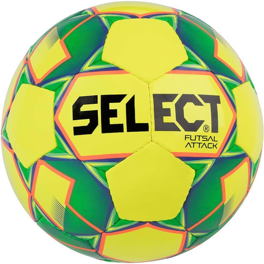 Футзальний м'яч Select Futsal Attack р. 4 Жовто-зелений (107343-024)