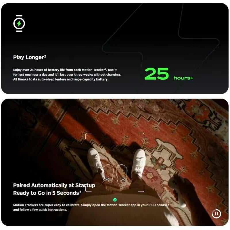 Трекер PICO Motion Tracker 2.0 (PC-PMT2) - фото 8