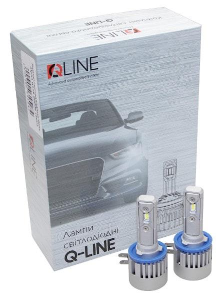 Автомобільна лампа Qline Alpha LED H11B 6000K (9965) 2 шт. - фото 2