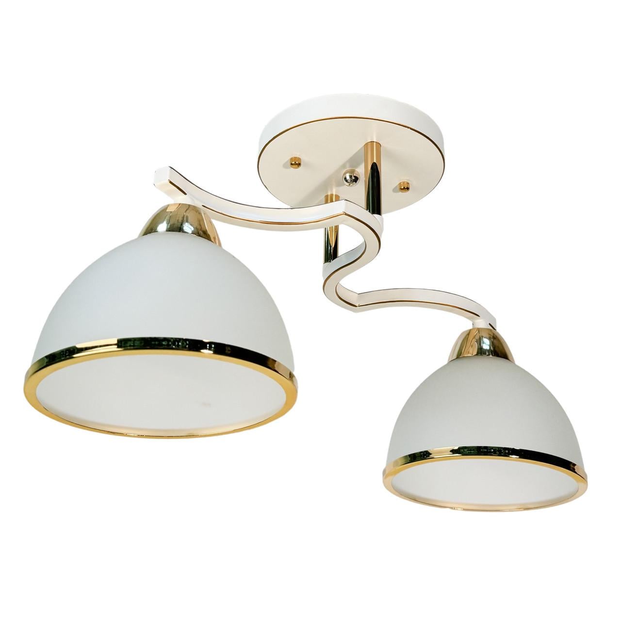 Люстра потолочная на 2 плафона Svet SH-6959/2A WT+FG Белый