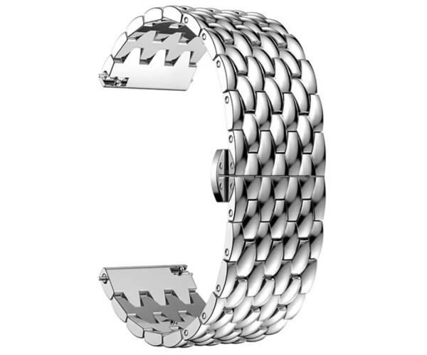 Ремешок Metal Dragon Scale для Xiaomi Watch S1 Pro/S1 Active 22 мм Серебристый Ремешок Metal Dragon Scale для Xiaomi Watch S1 Pro/S1 Active 22 мм Серебристый