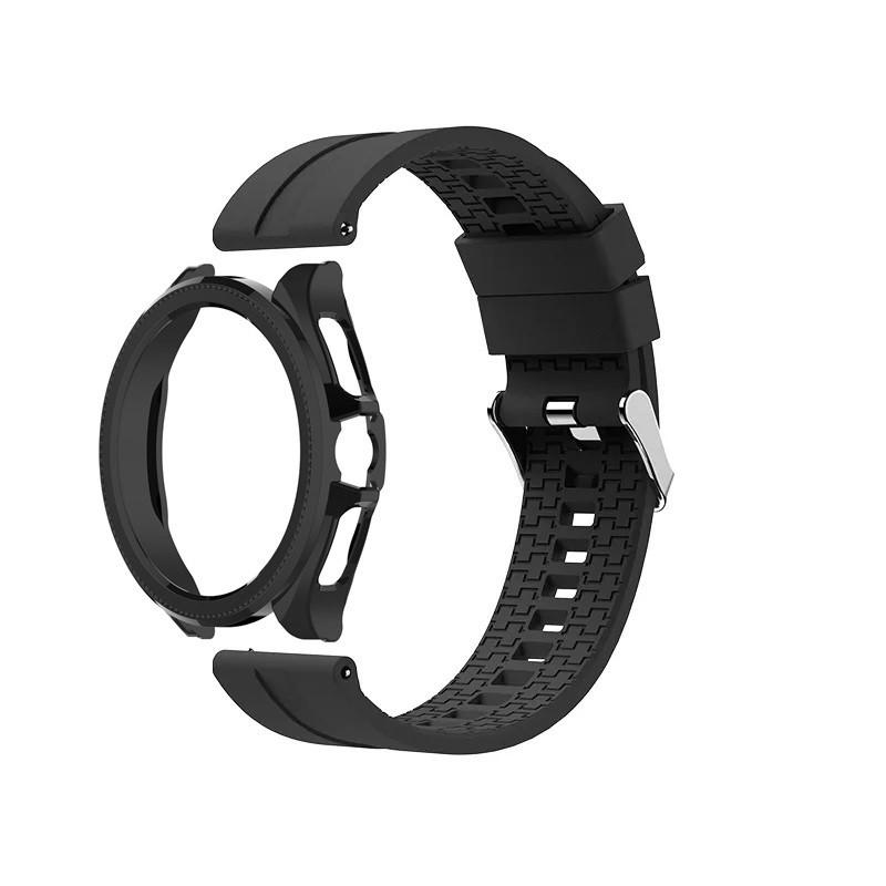 Комплект для часов Xiaomi Watch 2Pro бампер и силиконовый ремешок 22 мм Черный (2346470124) Комплект для часов Xiaomi Watch 2Pro бампер и силиконовый ремешок 22 мм Черный (2346470124)