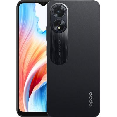 Мобильный телефон OPPO A38 4/128GB Glowing Black (OFCPH2579_Black)