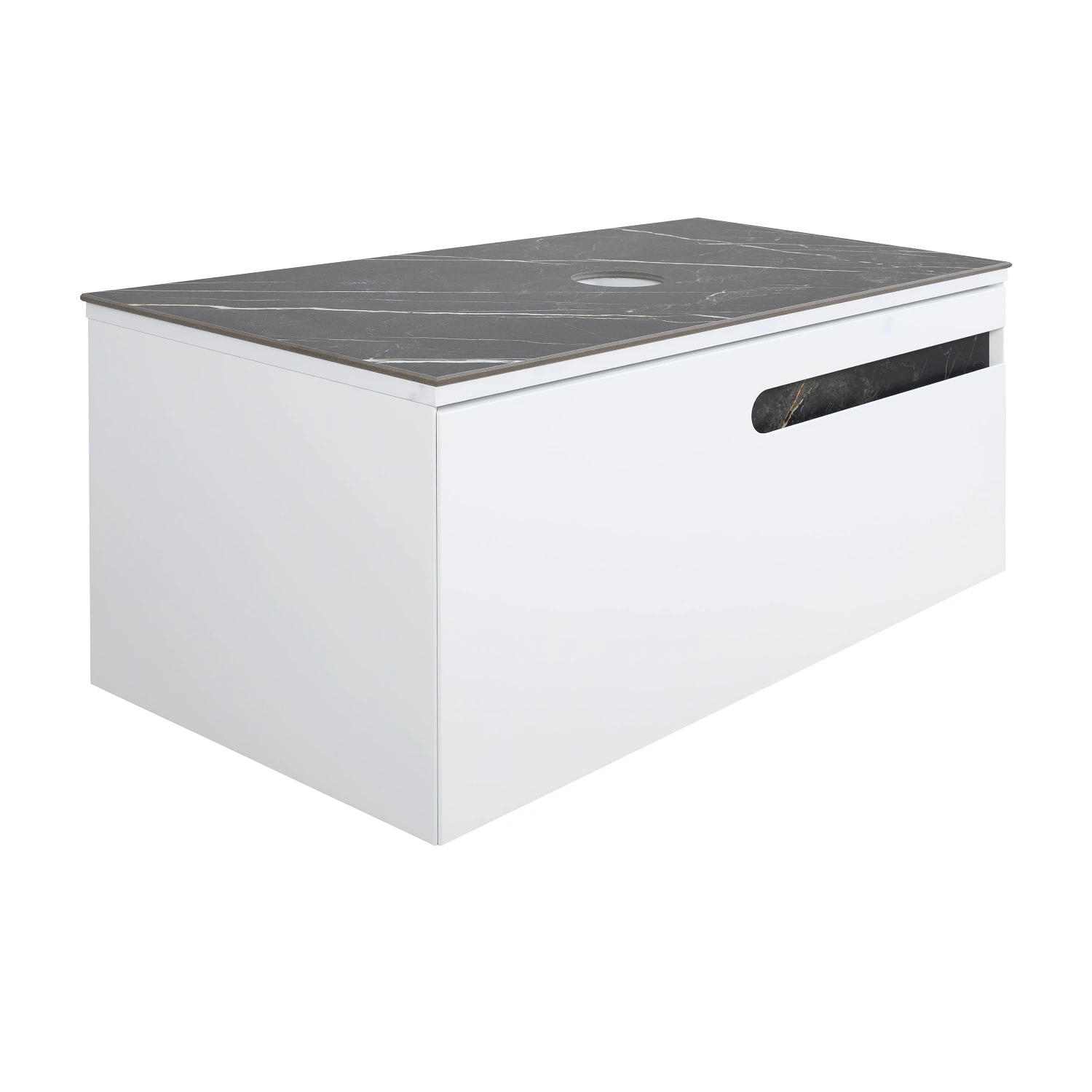 Тумба для ванной Aqua Rodos Ostin 90x49 подвесная без умывальника Белый (АР000089750)