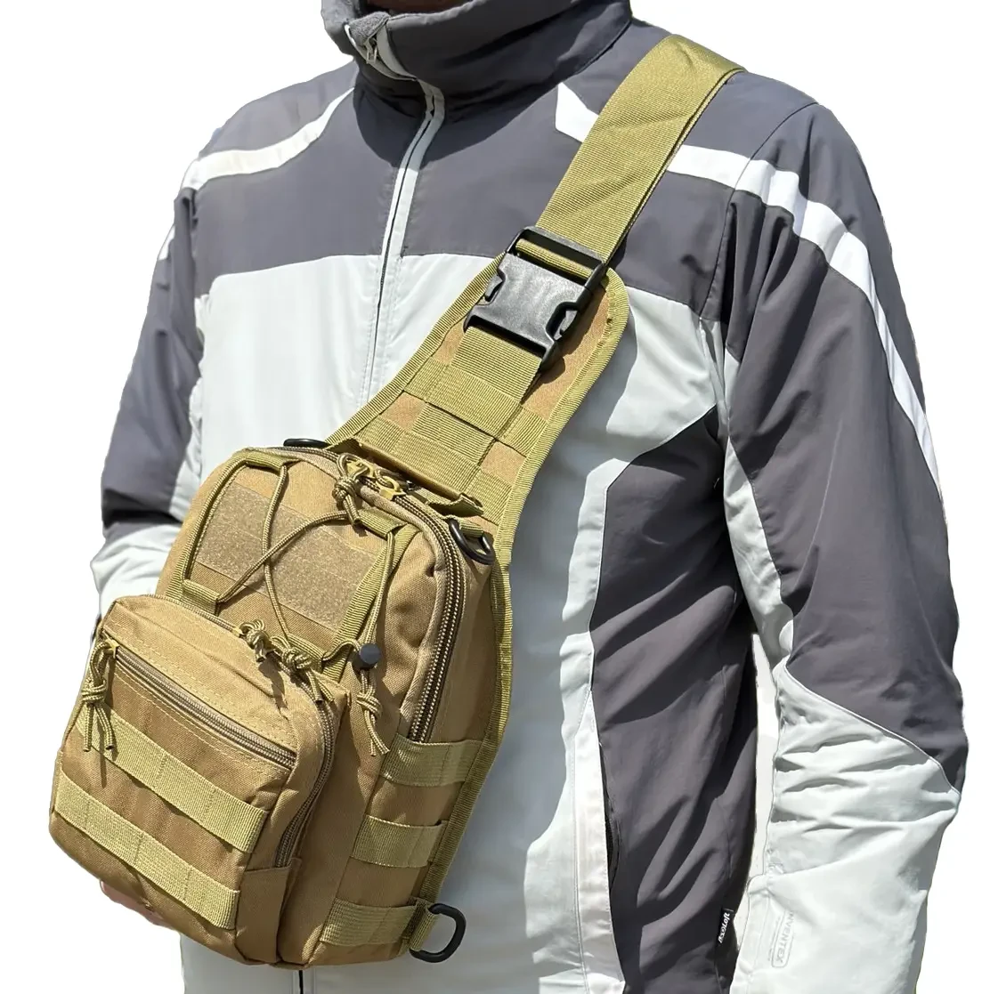 Рюкзак тактический 6 л Койот (2549772382) - фото 8