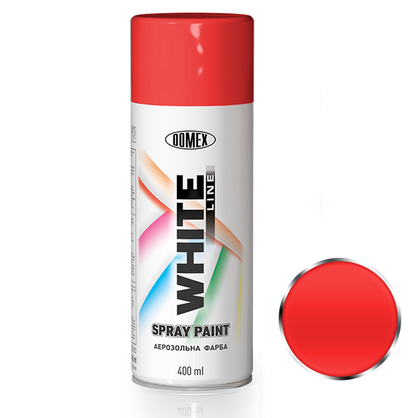 Аерозольна фарба DOMEX WHITE LINE 400 мл 142 Червоний металік (2608934532)