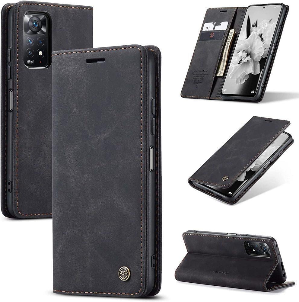 Чехол книжка с магнитом CaseMe Xiaomi Redmi Note 12 Pro 4G Black (33364-2B)