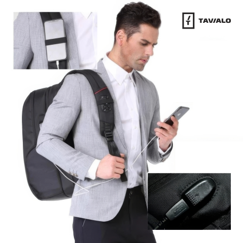 Рюкзак Tavialo Smart TB20-1 20 л Черный (TB20-124BL) - фото 3