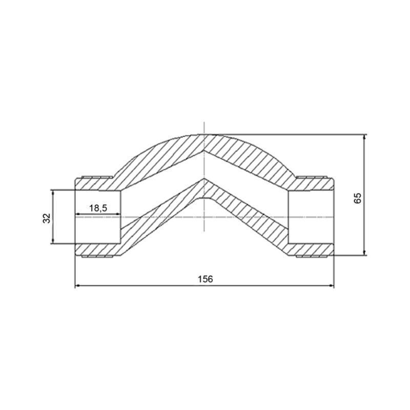 Обвод короткий Blue Ocean PPR 32 мм (SD00006730) - фото 2 Обвод короткий Blue Ocean PPR 32 мм (SD00006730) - фото 2