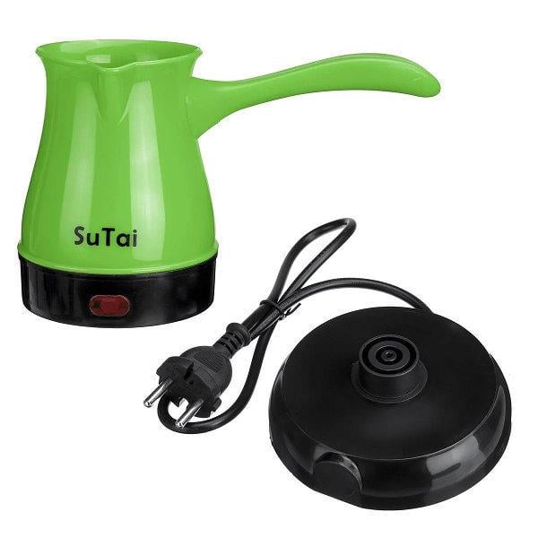 Кавоварка електрична SuTai 168 600 Вт 0,5 л Зелений (2770)