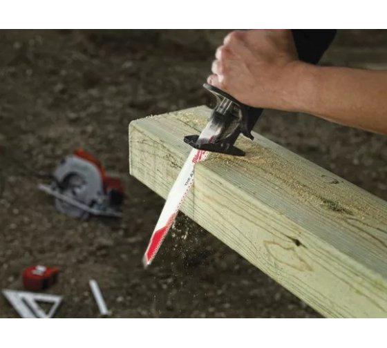 Полотно для шабельної пили Milwaukee по дереву із цвяхами та пластику Heavy Duty AX 5 шт. (48005026) - фото 8 Полотно для шабельної пили Milwaukee по дереву із цвяхами та пластику Heavy Duty AX 5 шт. (48005026) - фото 8