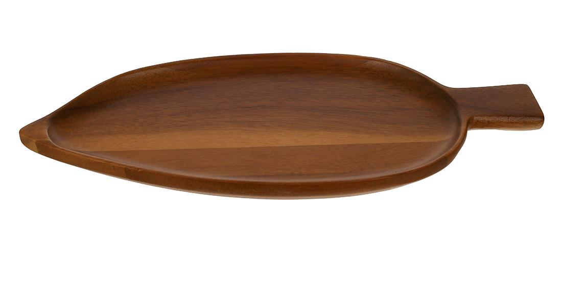 Підставка дерев'яна з ручкою 32x14x2,5 см (992-812)