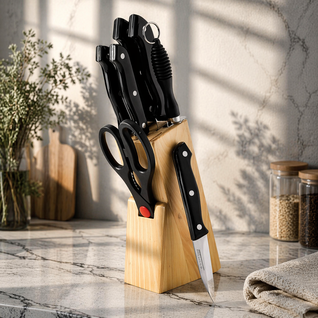 Набор кухонных ножей Maestro MR-1402 Basic 8 пр. с подставкой (34115323)