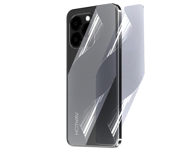 Противоударная гидрогелевая пленка Hydrogel Film для Hotwav Note 13 Pro на заднюю панель, Transparent