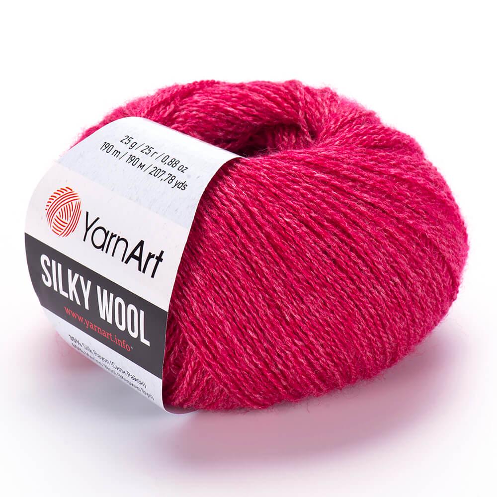 Пряжа YarnArt Silky Wool 333 Красный (6184)