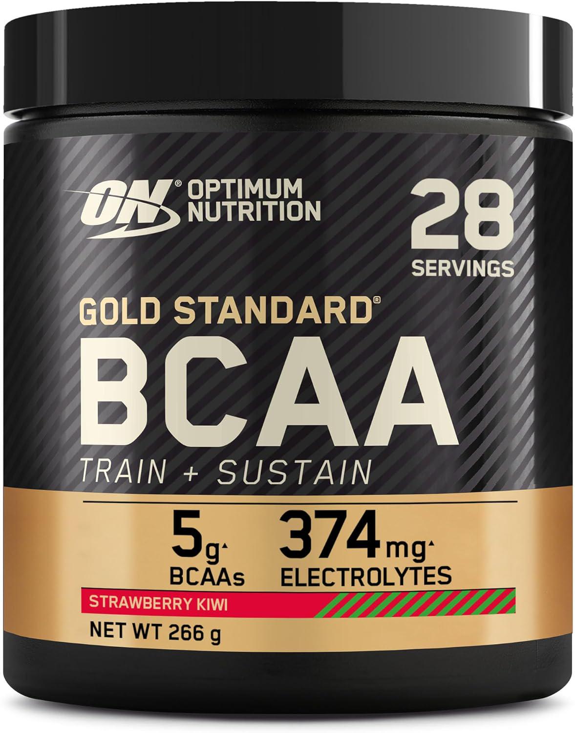 Аминокислота Optimum Nutrition Bcaa Train and Sustain 266 г Клубника-киви