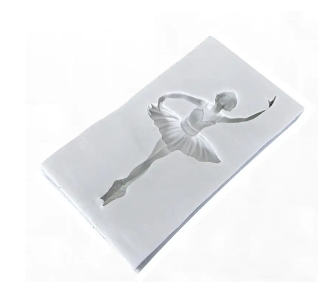 Молд силиконовый Балерина 85x46 мм Серый (40567) Молд силиконовый Балерина 85x46 мм Серый (40567)