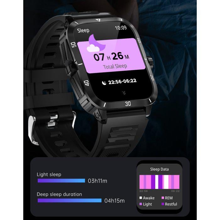 Смарт-часы UWatch Smart Space Pro Black (1713) - фото 10