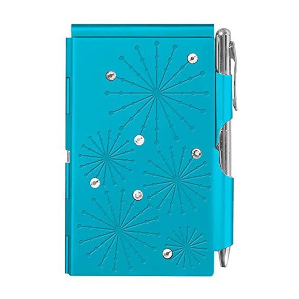 Карманний блокнот з ручкою Troika Glitz Bright Blue (FN1625)