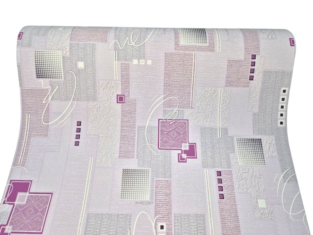 Шпалери вінілові Слов'янські шпалери 10,05x0,53 м Сіро-фіолетовий (9393-06) - фото 4 Шпалери вінілові Слов'янські шпалери 10,05x0,53 м Сіро-фіолетовий (9393-06) - фото 4