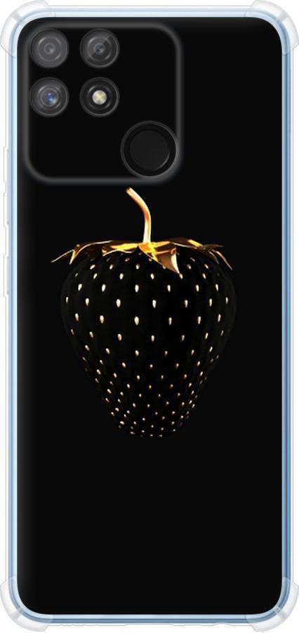 Чехол на Realme Narzo 50A Черная клубника (3585sp-2514-42517)