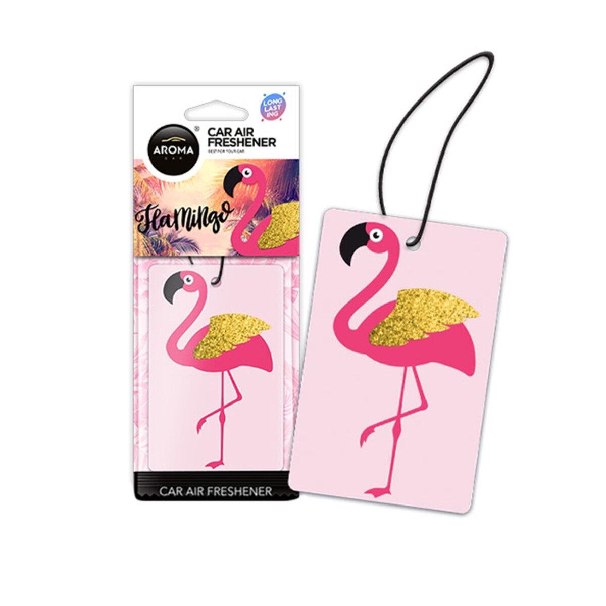 Ароматизатор Aroma Car Cellulose ANIMALS Flamingo Gatsby (2362)