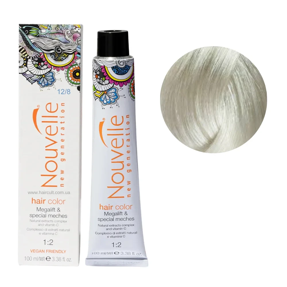 Краска для волос Nouvelle Hair Color 12/8 Речная жемчужина 100 мл