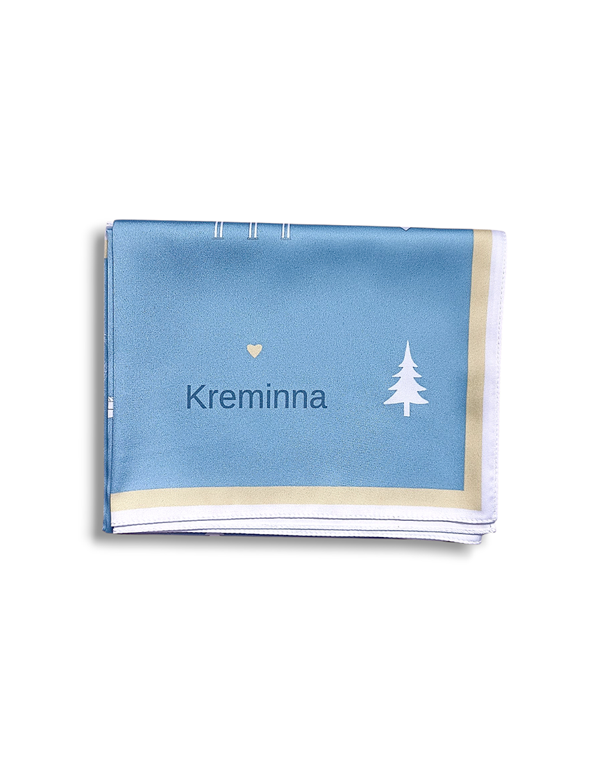 Хустинка Моя Кремінна жіноча SOFT25 блакитна One size