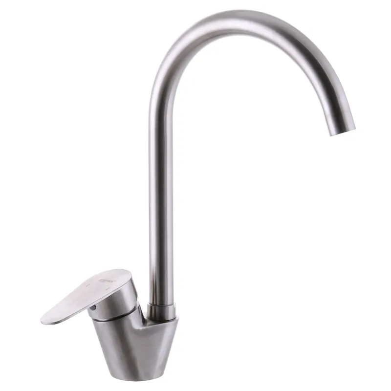 Смеситель для кухни Zerix ASA-011-2 ZX3135 из нержавеющей стали Нержавеющая сталь