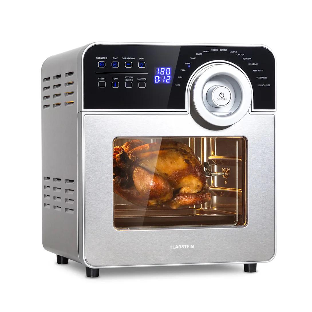 Аэрогриль-фритюрница KLARSTEIN AeroVital Cube Chef 1700W 16 программ 14 л Серый (10037975)