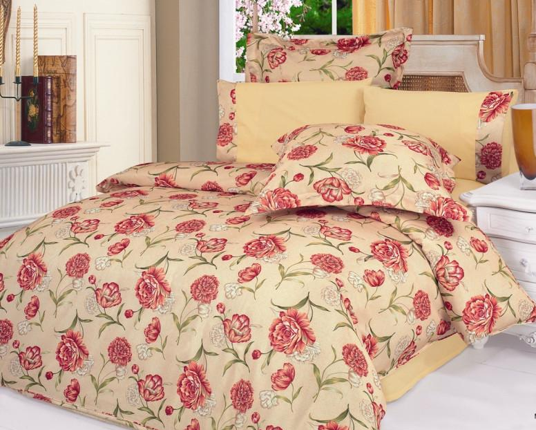 Комплект постільної білизни Le Vele Modena євро 200х220 см Золотий (lv-115)