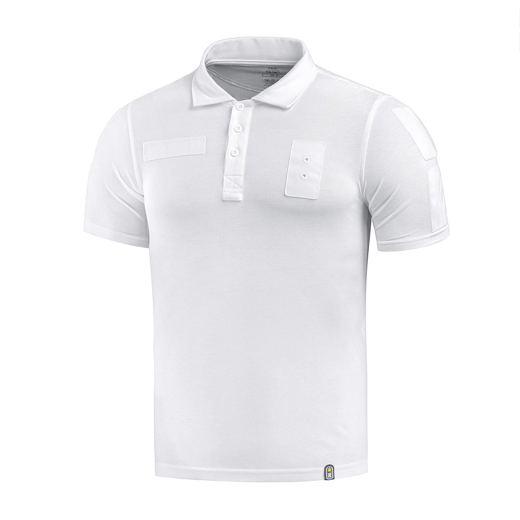 Футболка поло M-Tac Поліція 65/35 XS White
