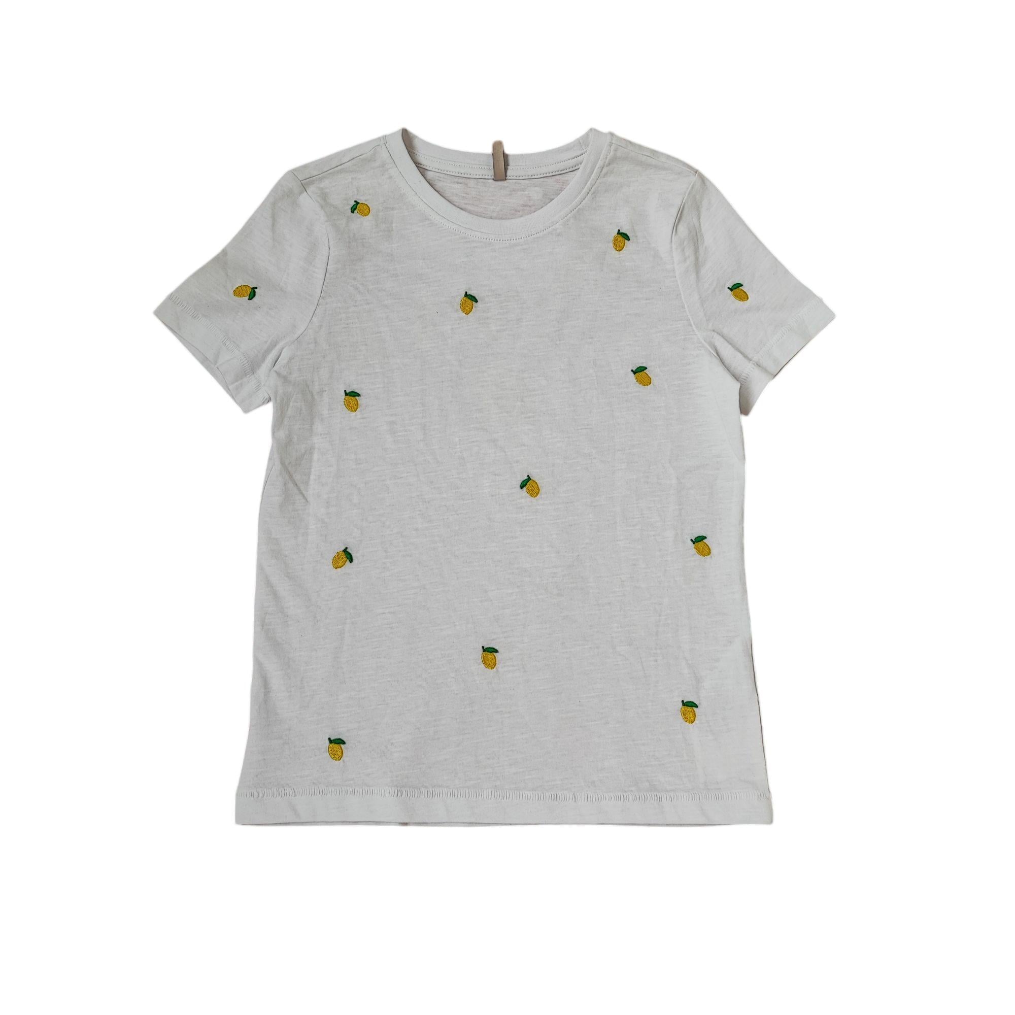 Футболка для дівчинки ONLY 122-128 см Білий (250313054)