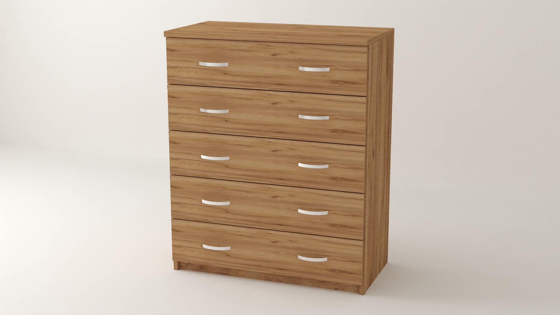 Комод Алекса ВК-17 80х38х85 см Дуб крафт золотой