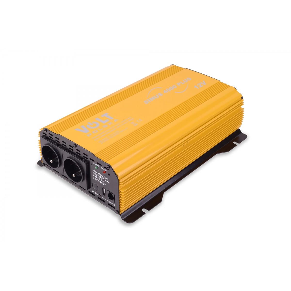Преобразователь напряжения Volt Polska Sinus PLUS 4000 12/230V 2000/4000W (3SIR400012)