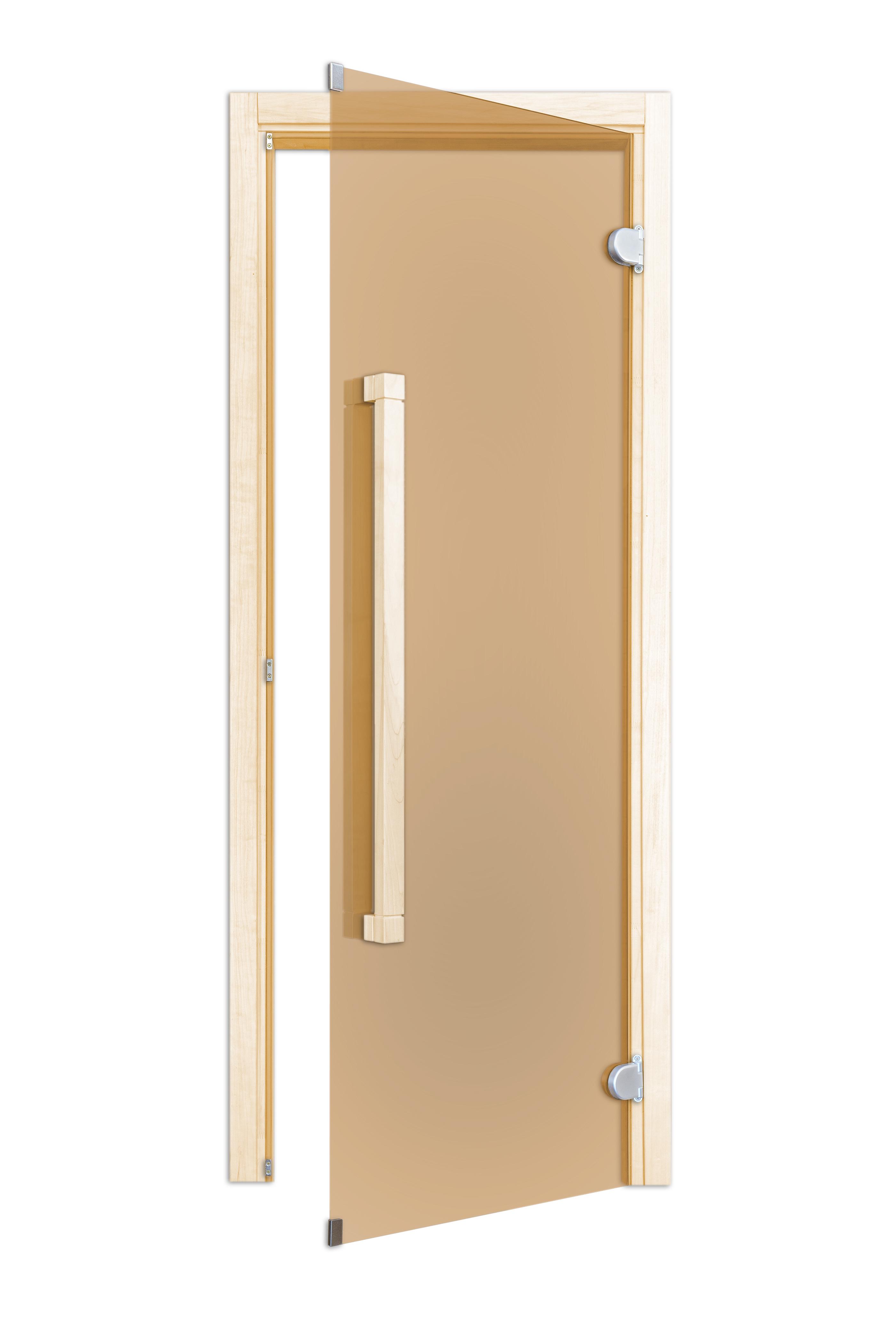 Дверь для сауны Parmaster Professional стекло 6 мм 2000x700 мм Бронзовый (650) - фото 2