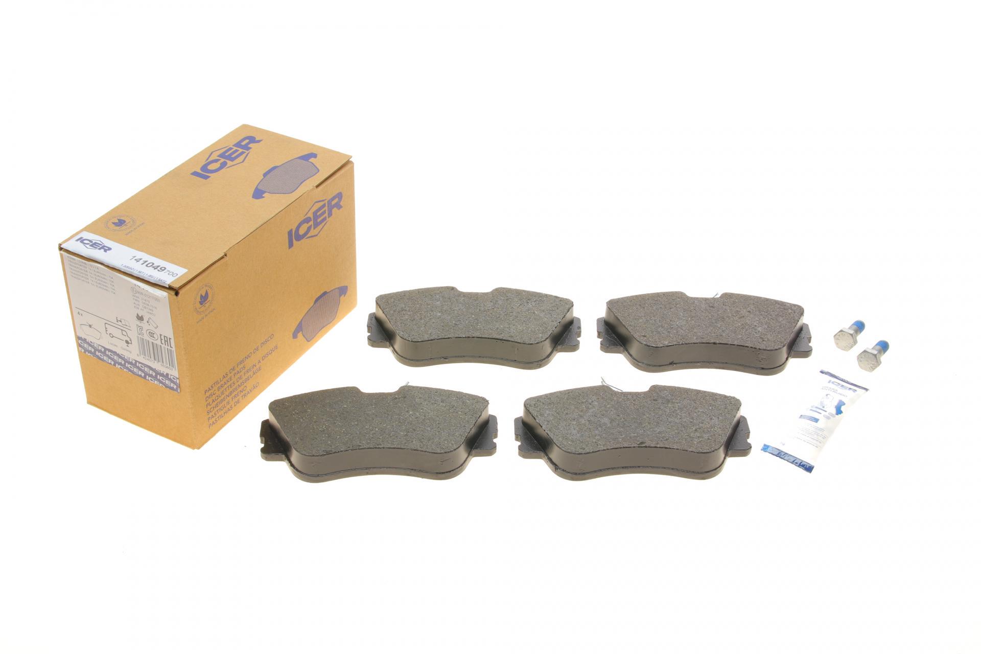 Колодки тормозные передние ICER 141049-700 VW T4 90-03