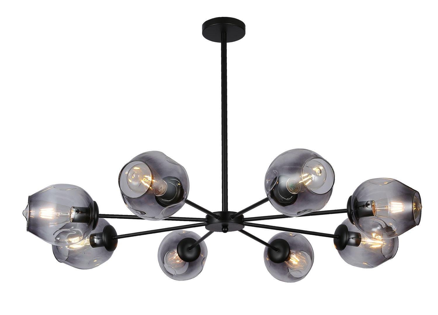 Припотолочна люстра Джейн VIII Чорний (140578c20128)