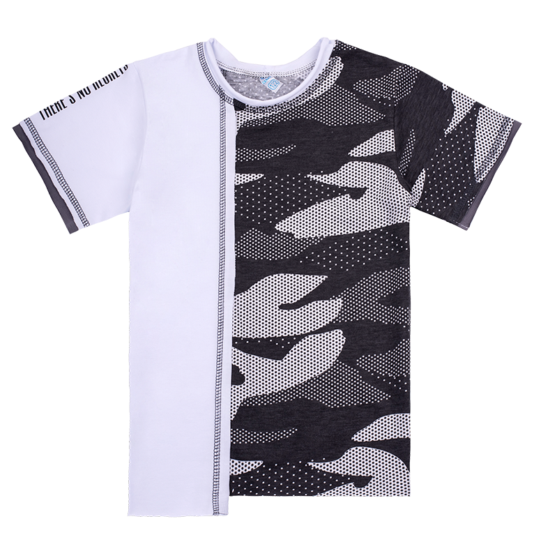 Футболка детская для мальчика Gabbi FT-20-17-4 Юниор 128 см Белый (12163)