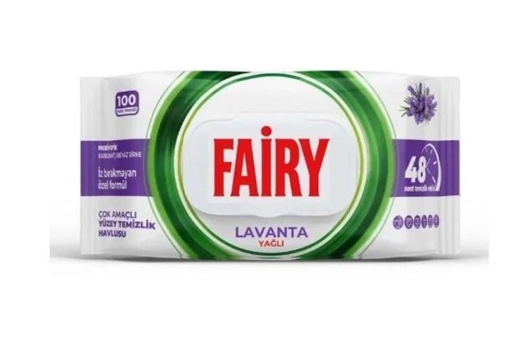 Серьги влажные Fairy Lavanta для уборки 100 шт. Серьги влажные Fairy Lavanta для уборки 100 шт.