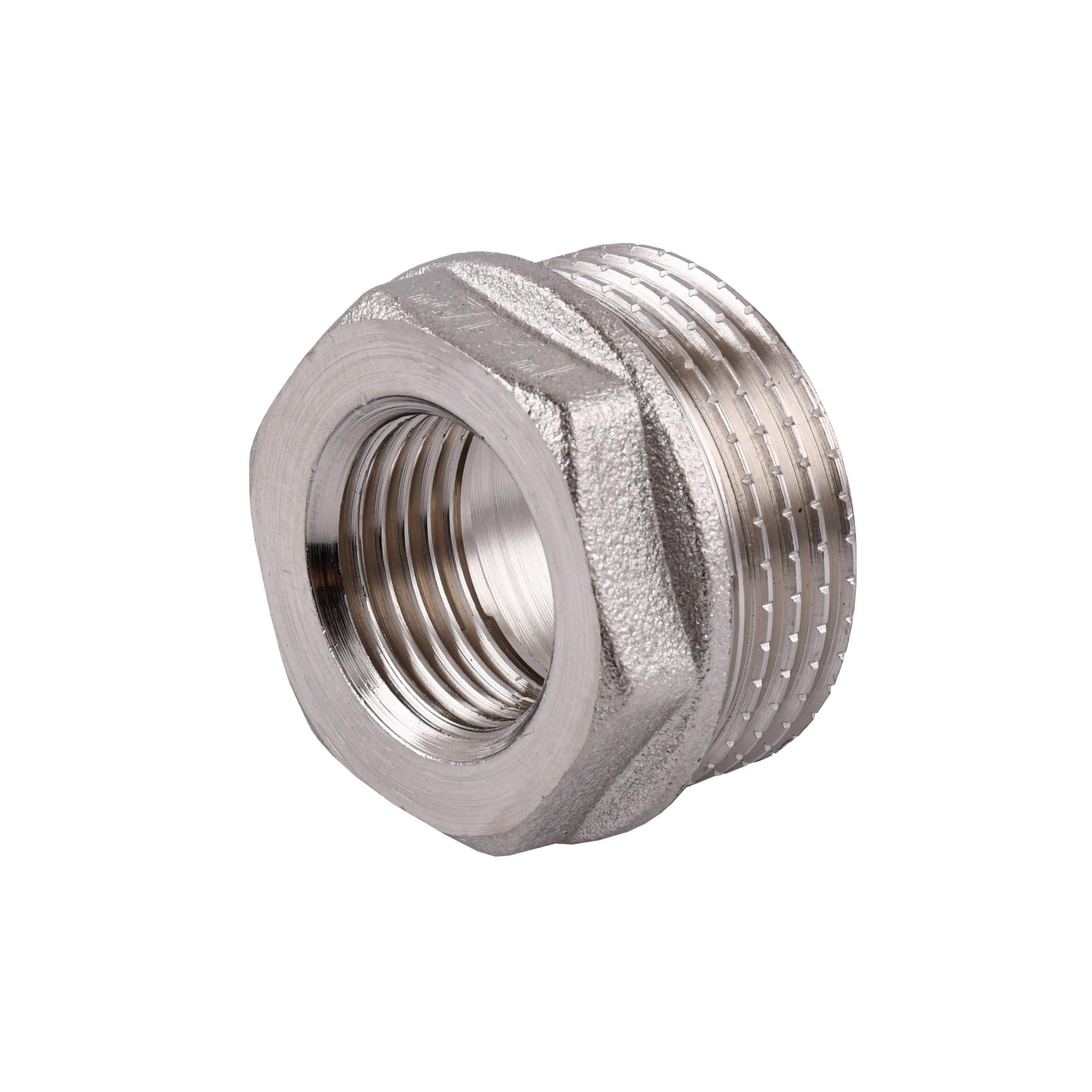 Футорка никелированная Optimum 1"х1/2" ЗВ NF533S (000030820) Футорка никелированная Optimum 1"х1/2" ЗВ NF533S (000030820)